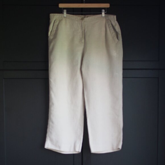 L.L. Bean | Linen Pants in Oatmeal - Picture 1 of 6